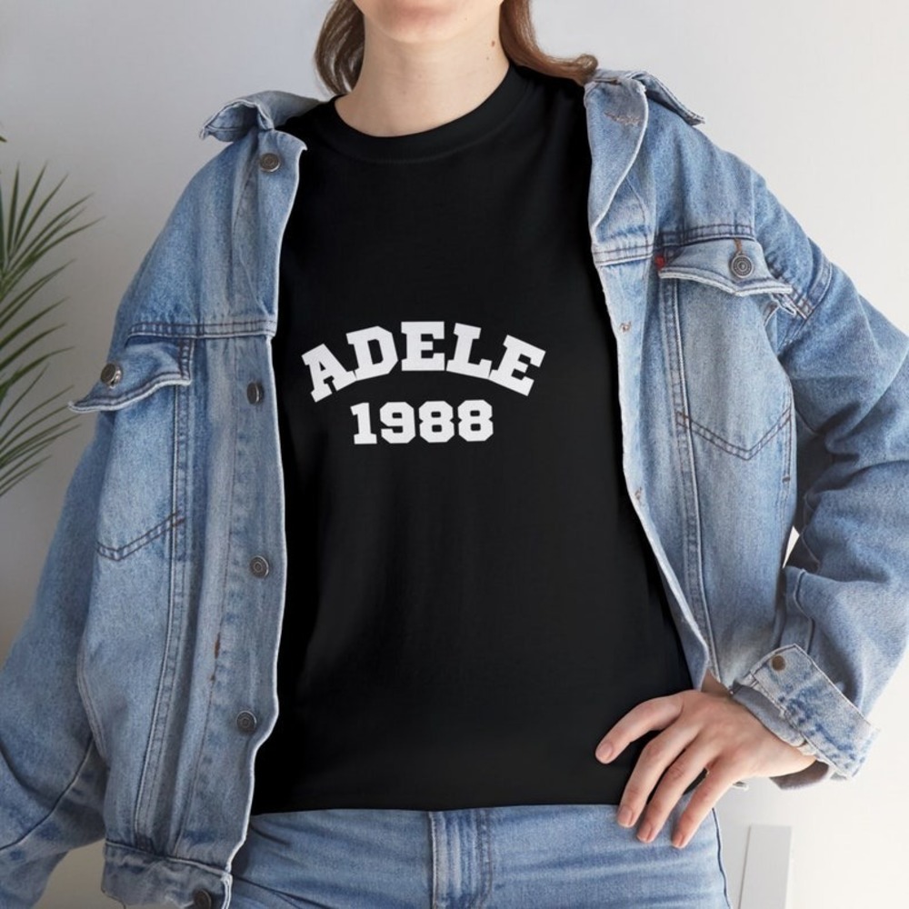 Adele 1988 Unisex T-Shirt, Vintage Style Tee Shirt, Gift For Music Lovers